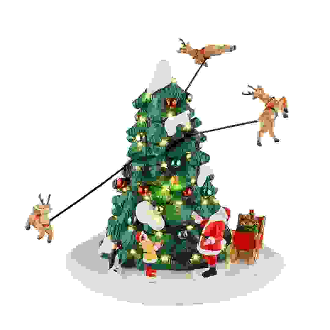 Lemax Reindeer Races Battery-Operated Festive Decor (Multicolor, 4.5 V)