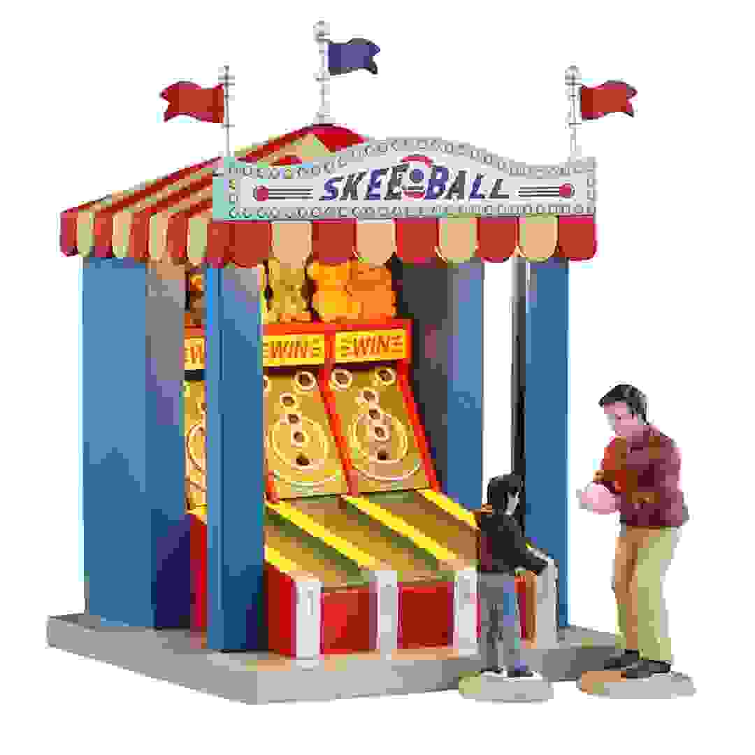 Lemax Skee Ball Game Battery-Operated Festive Decor Set (Multicolor, 4.5 V, 3 Pc.)