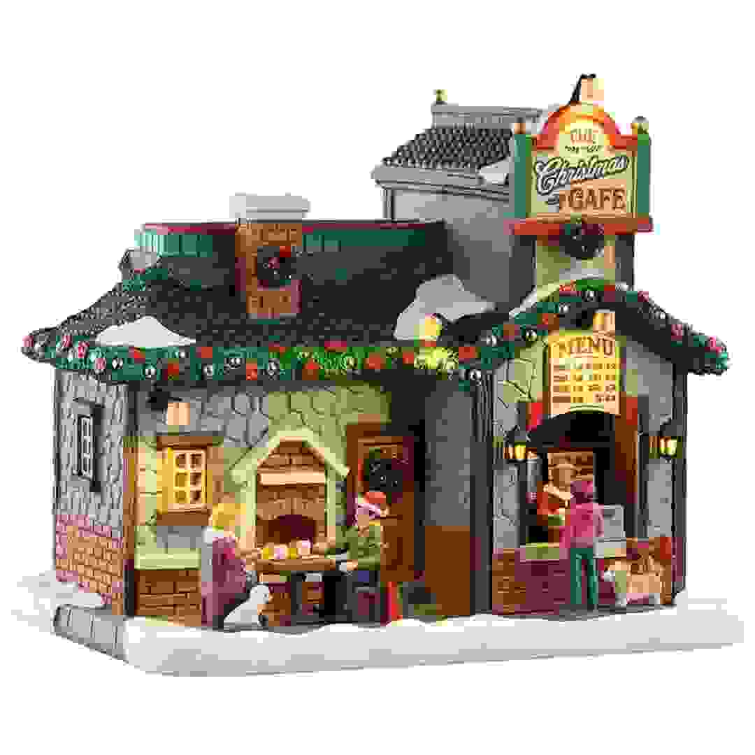 Lemax The Christmas Cafe Battery-Operated Festive Decor (Multicolor, 4.5 V)