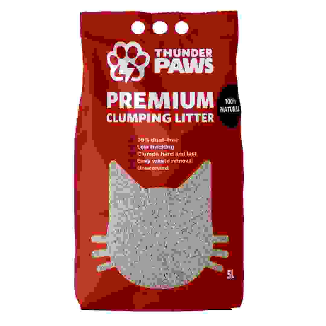 Thunder Paws Care Unscented Clumping Cat Litter (5 L)