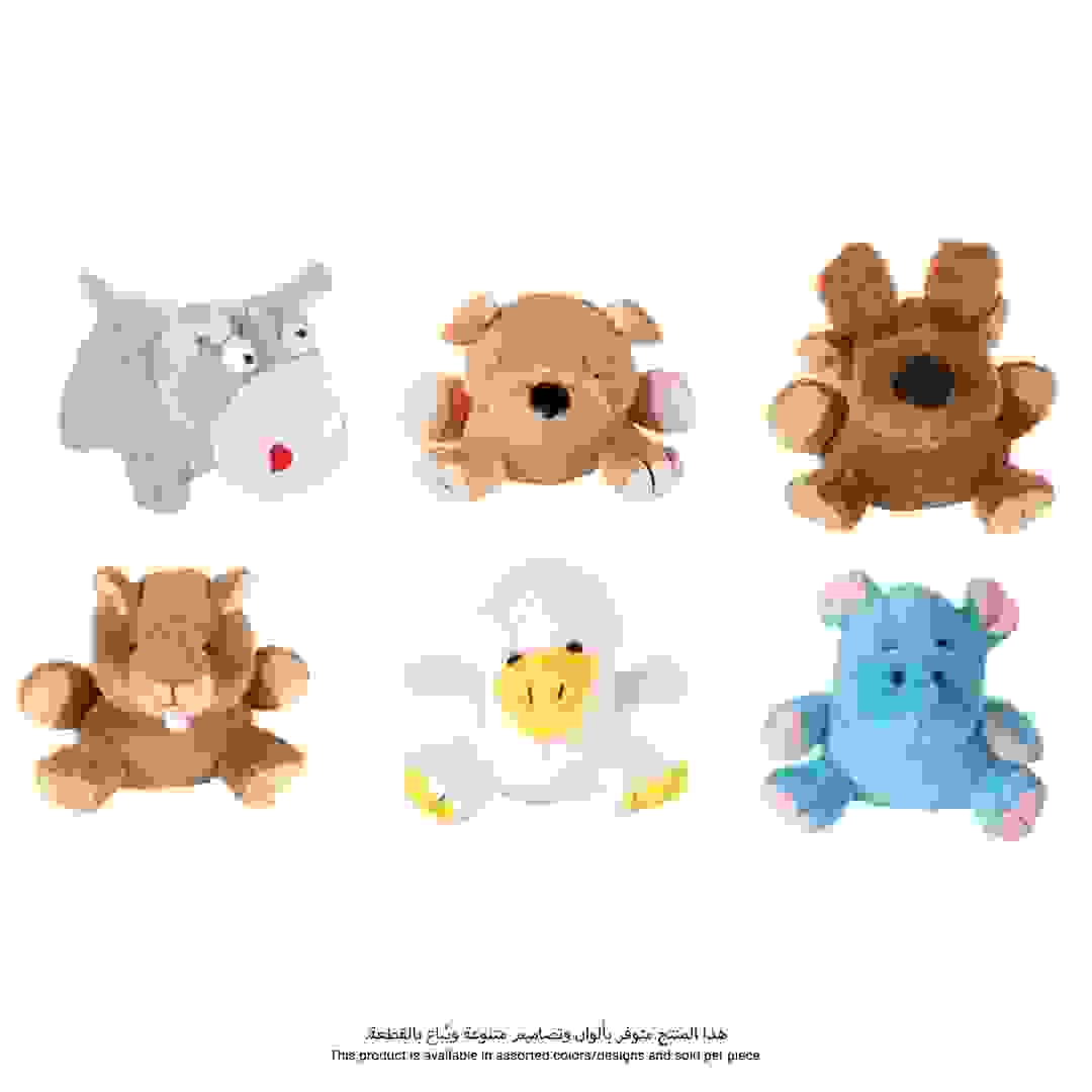 لعبة محشوة على شكل حيوان للكلاب مع صوت تريكسي (ألوان متنوعة، 10-12 سم)