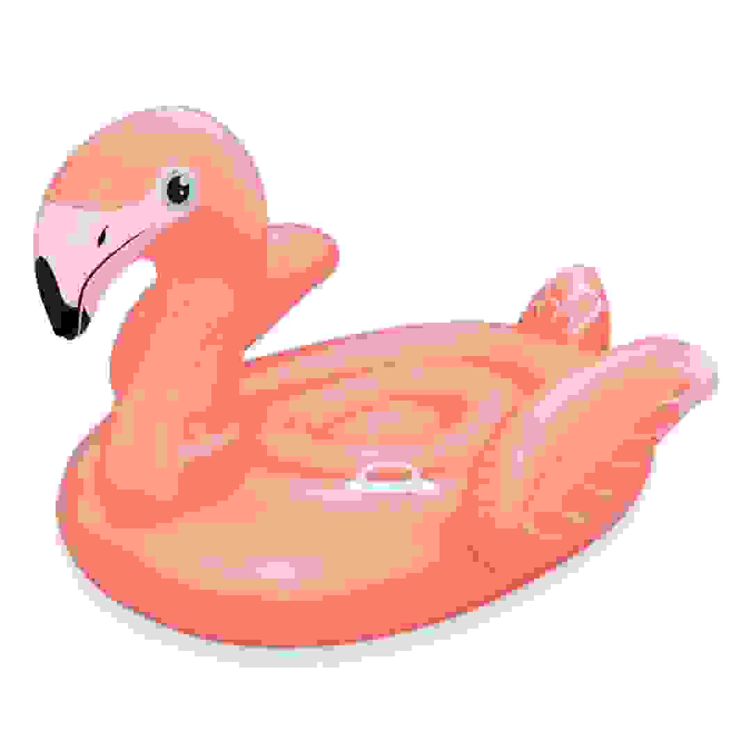 Bestway Inflatable Rider Fancy Flamingo (128 x 110 x 87 cm, Multicolor)