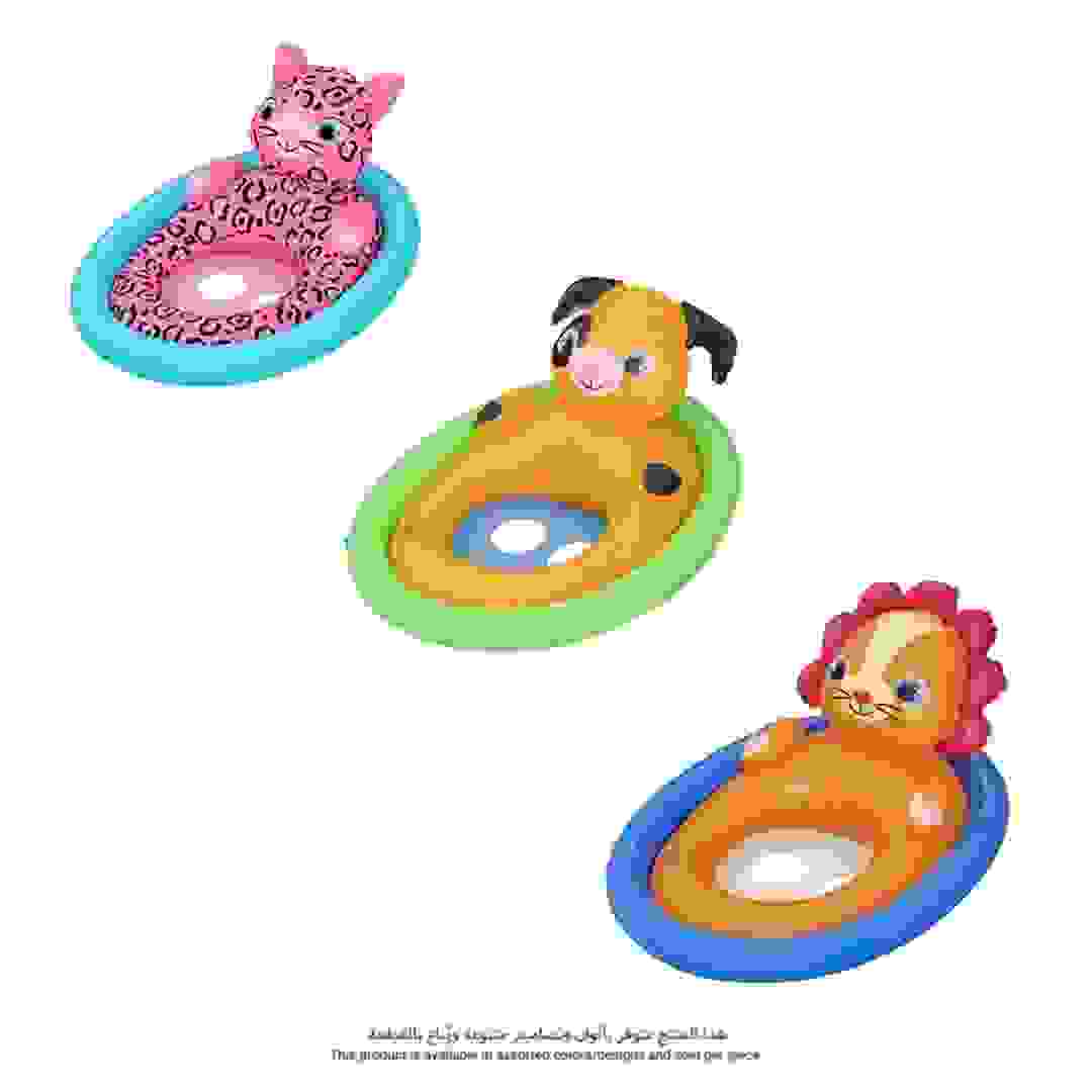 Bestway Lil Animal Baby Inflatable Floating Boat (71 x 55 cm, Multicolor)