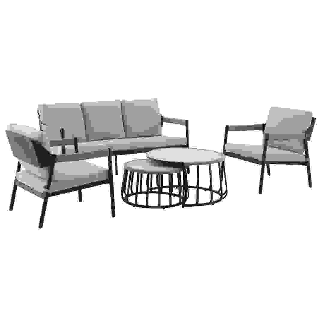 Aluminum Rope 5 Seater Outdoor Sofa Set (160 x 78 x 73 cm)