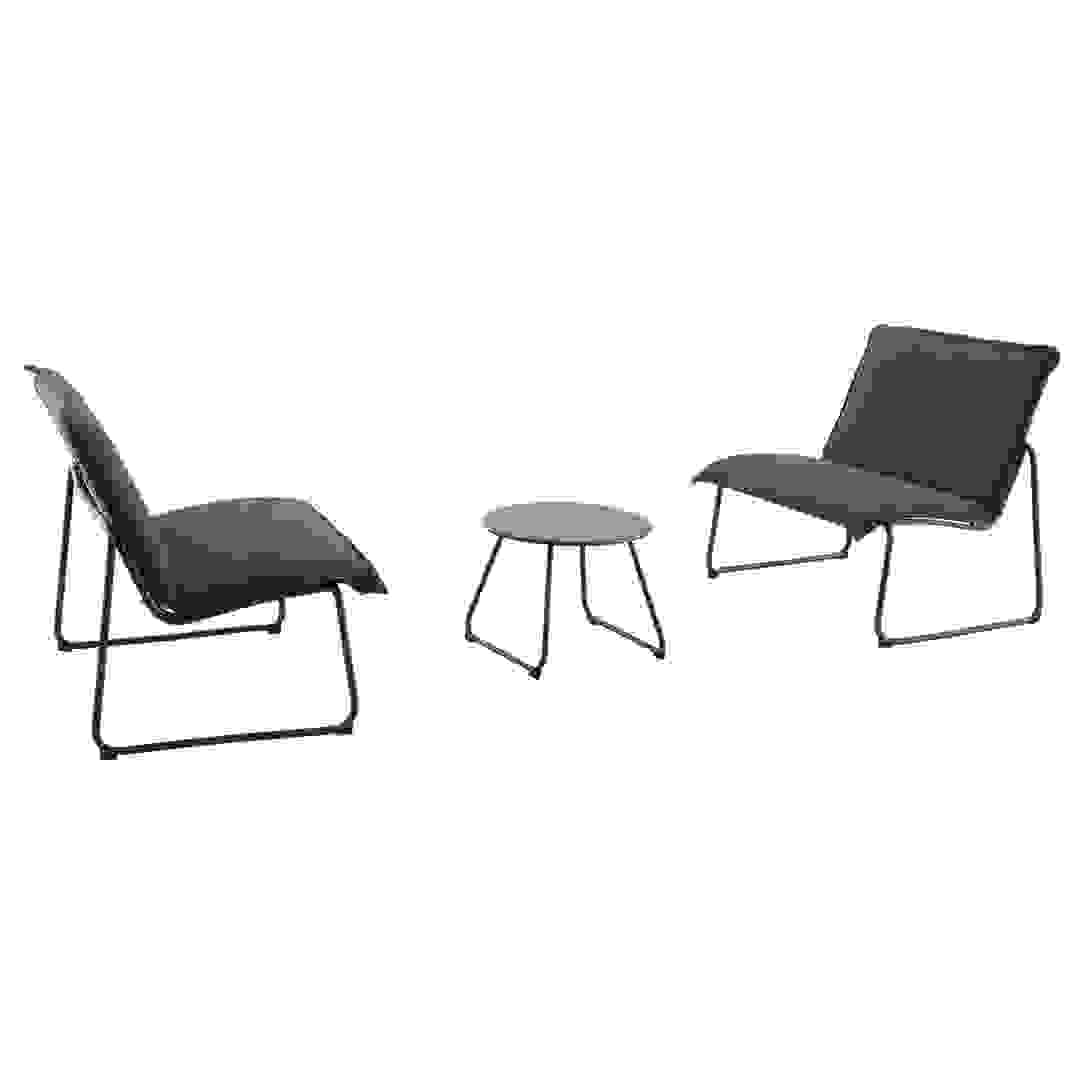 Solo Armless Steel Bistro Set (3 Pc.)