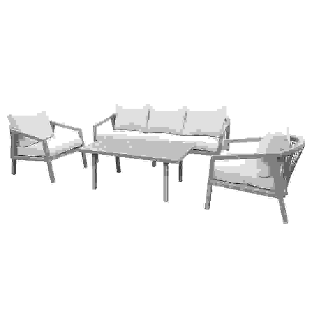 Sydney 5-Seater Aluminum Wicker Outdoor Sofa Set (188 x 83 x 70 cm)