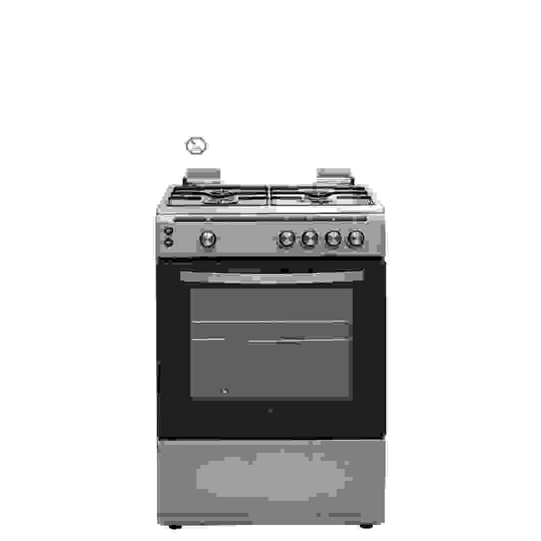 Hoover Freestanding 4-Burner Full Gas Cooker & Grill, HGC-V64G-S (60 x 110 x 60 cm, 60 L)