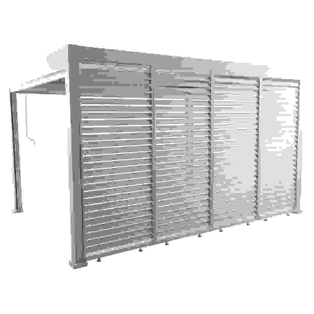 Aluminum Gazebo W/Shutter (4 x 3 m)