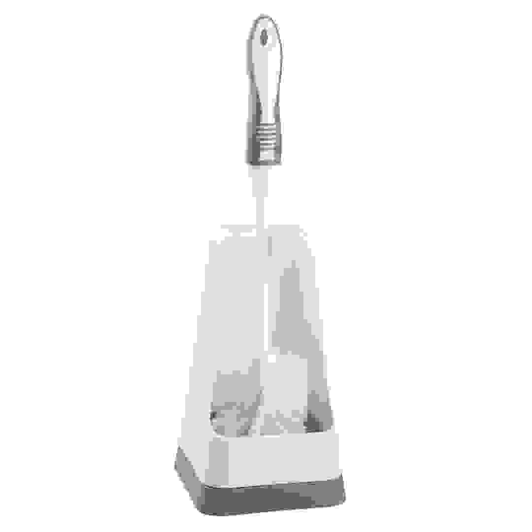 Ace Plastic Toilet Brush W/Caddy (40 cm)