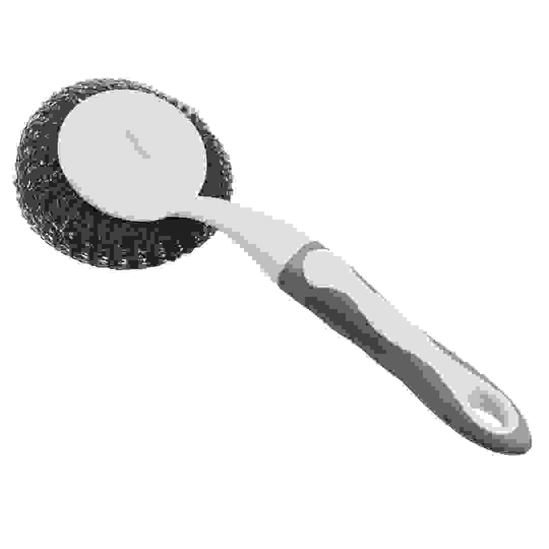 Ace Plastic Scouring Brush W/Metal Mesh