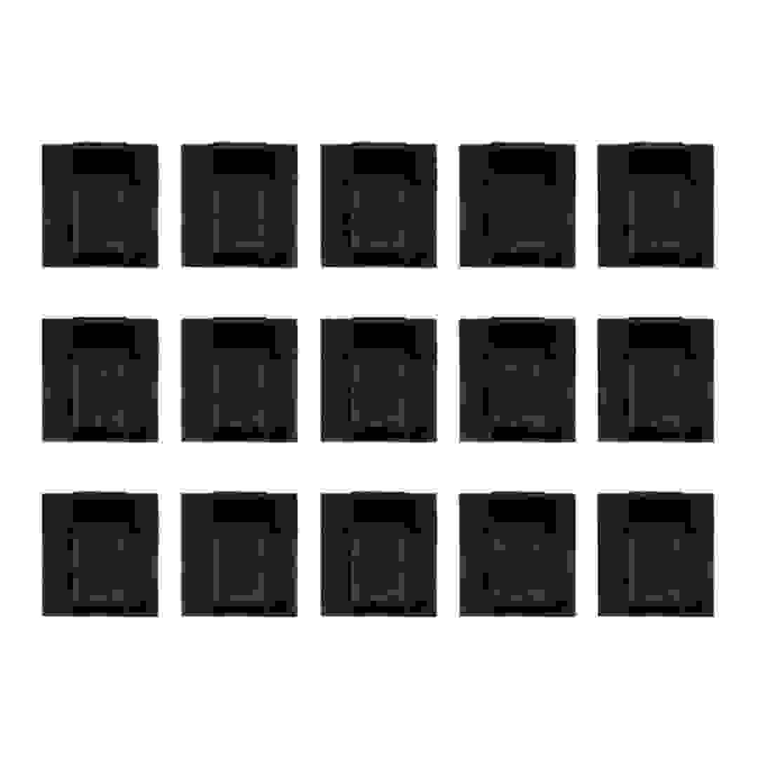 Wrap-It Adhesive Cable Guides Pack (Black, 15 Pc.)