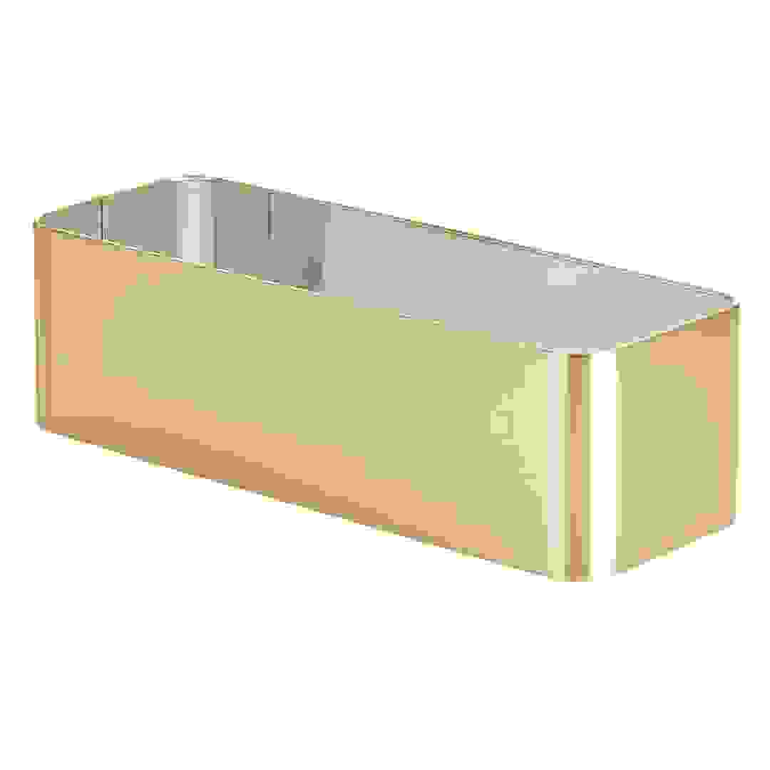 Interdesign Patton Toilet Steel Tissue Bin (Beige, 15.8 x 43.8 x 13.3 cm)