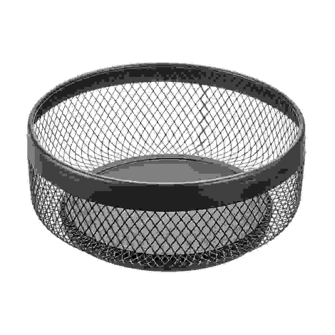 Interdesign Metal OrganizerI Spinner (Black, 23.5 x 23.5 x 9 cm)