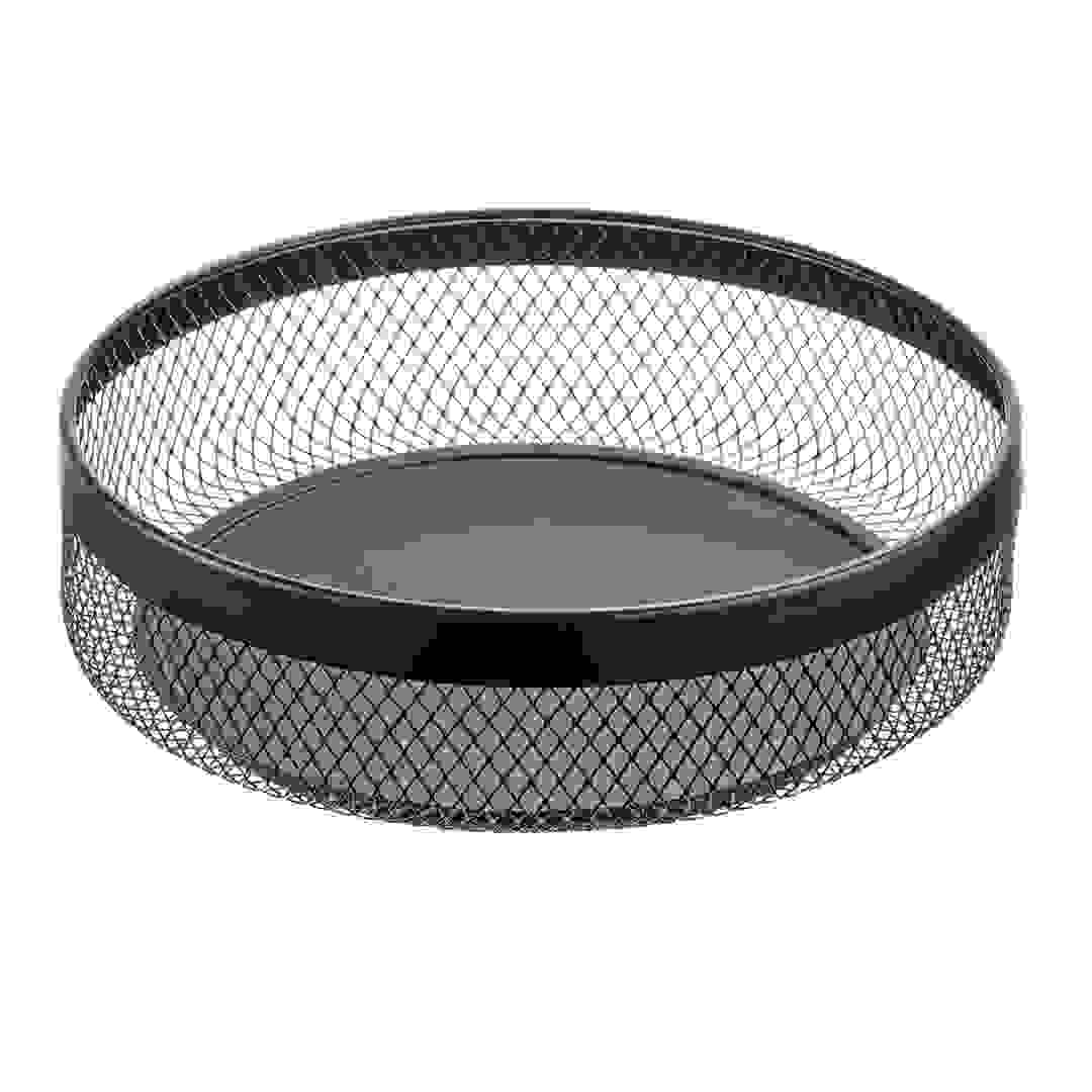 Interdesign Metal OrganizerI Spinner (Black, 29.3 x 29.3 x 9 cm)