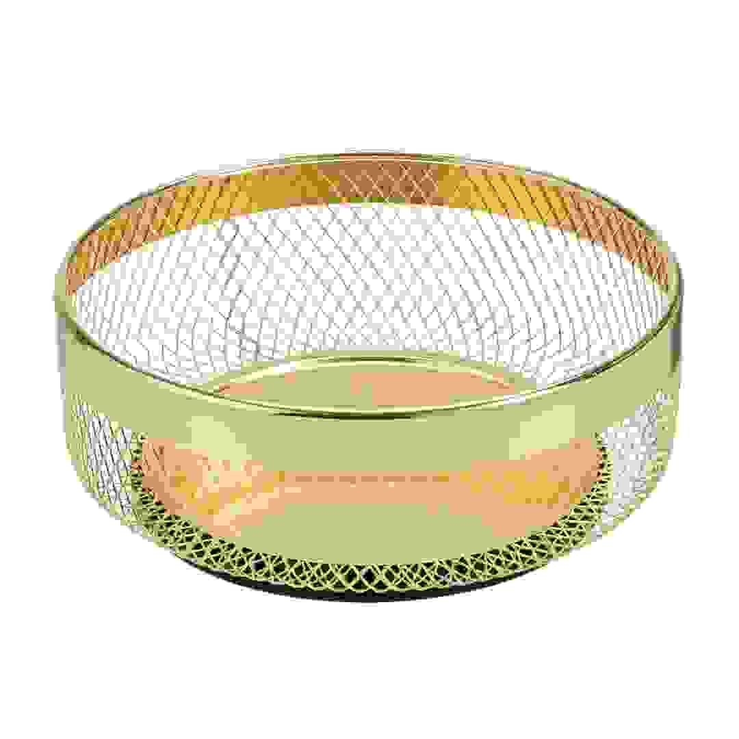 Interdesign Metal OrganizerI Spinner (Brass, 23.5 x 23.5 x 9 cm)