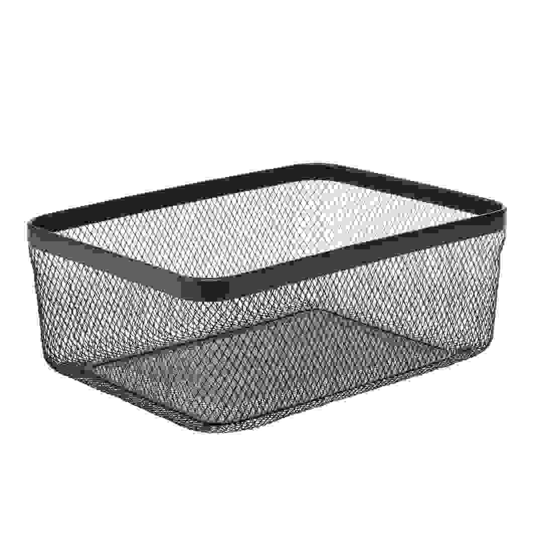 سلة تخزين مدنية لغرفة الطعام إنترديزاين ميشي (أسود، 31 × 41.2 × 31 سم)