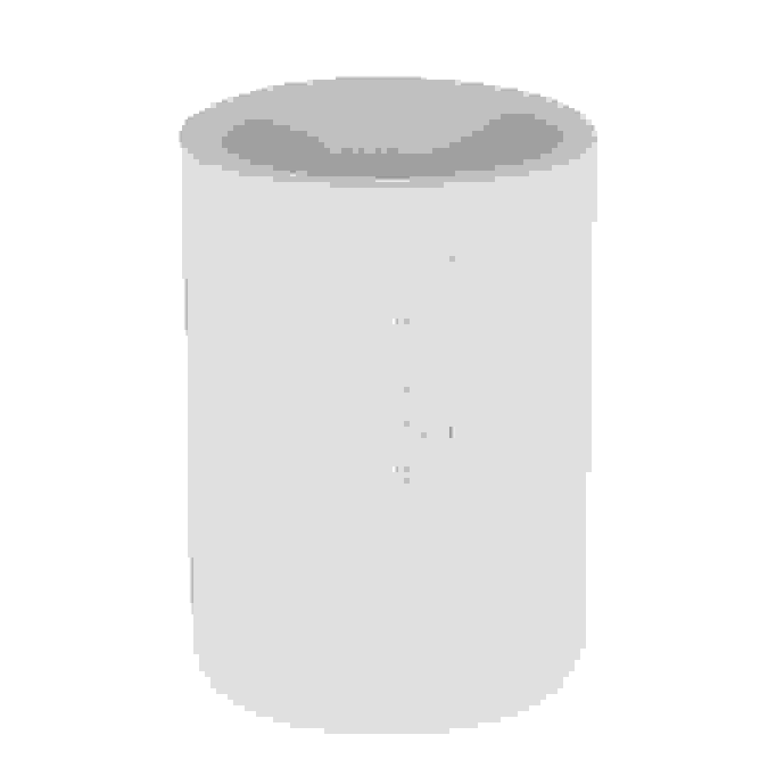 Tendance Polyresin Tumbler (Matte White, 7.5 x 7.5 x 10.7 cm)