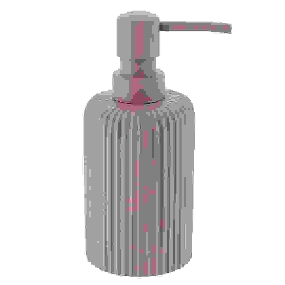 Tendance Polyresin Soap Dispenser W/Rounded Strips (Cappuccino, 230 ml)