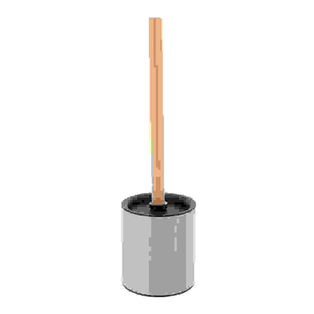Tendance Toilet Brush W/Bamboo Stem & Metal Base (Eucalyptus Green, 10.2 x 10.2 x 37.5 cm)