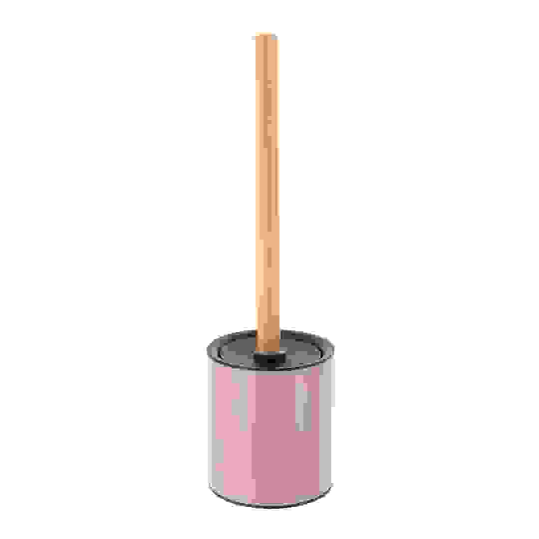 Tendance Toilet Brush W/Bamboo Stem & Metal Base (Cappucino, 10.2 x 10.2 x 37.5 cm)