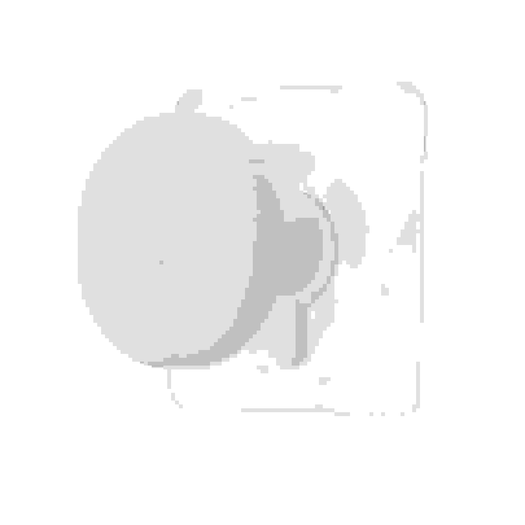 Tendance Bamboo Hook Rack on Sticker (White, Dia 4.5 cm)