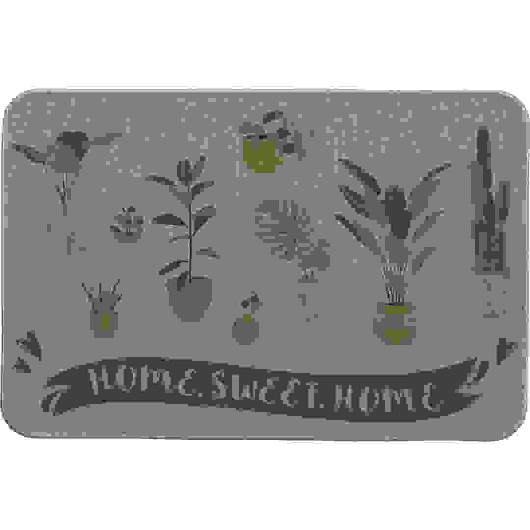 بساط مطبخ بطبعات بوليستر لوانس (بيج، 40 × 60 سم)