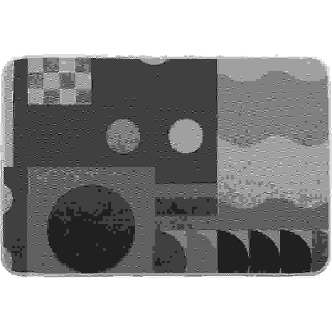 Luance Printed Kitchen Polyester Mat (Natural Beige, 40 x 60 cm)