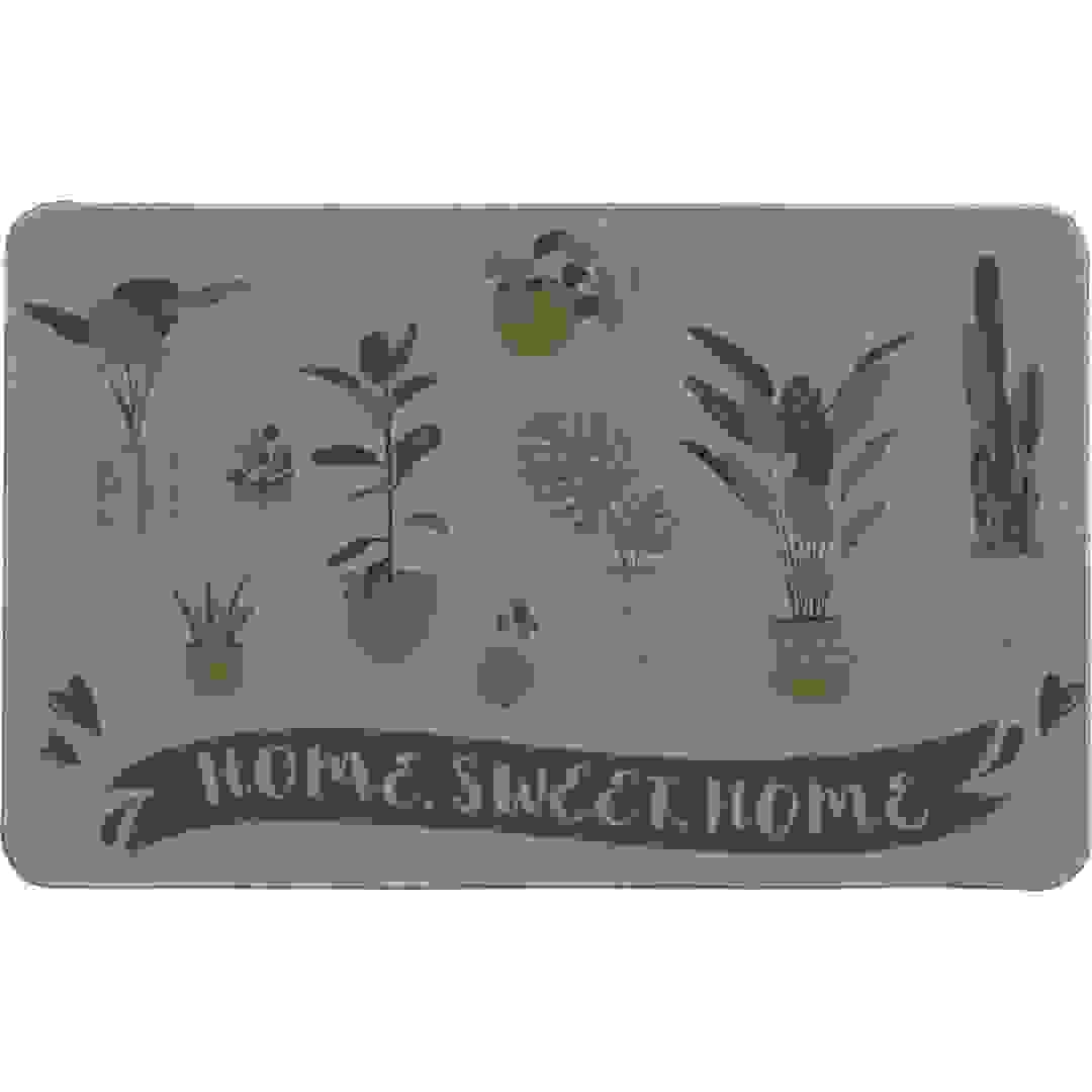 بساط مطبخ بتصميم طباعي بوليستر لوانس (بيج، 50 × 80 سم)