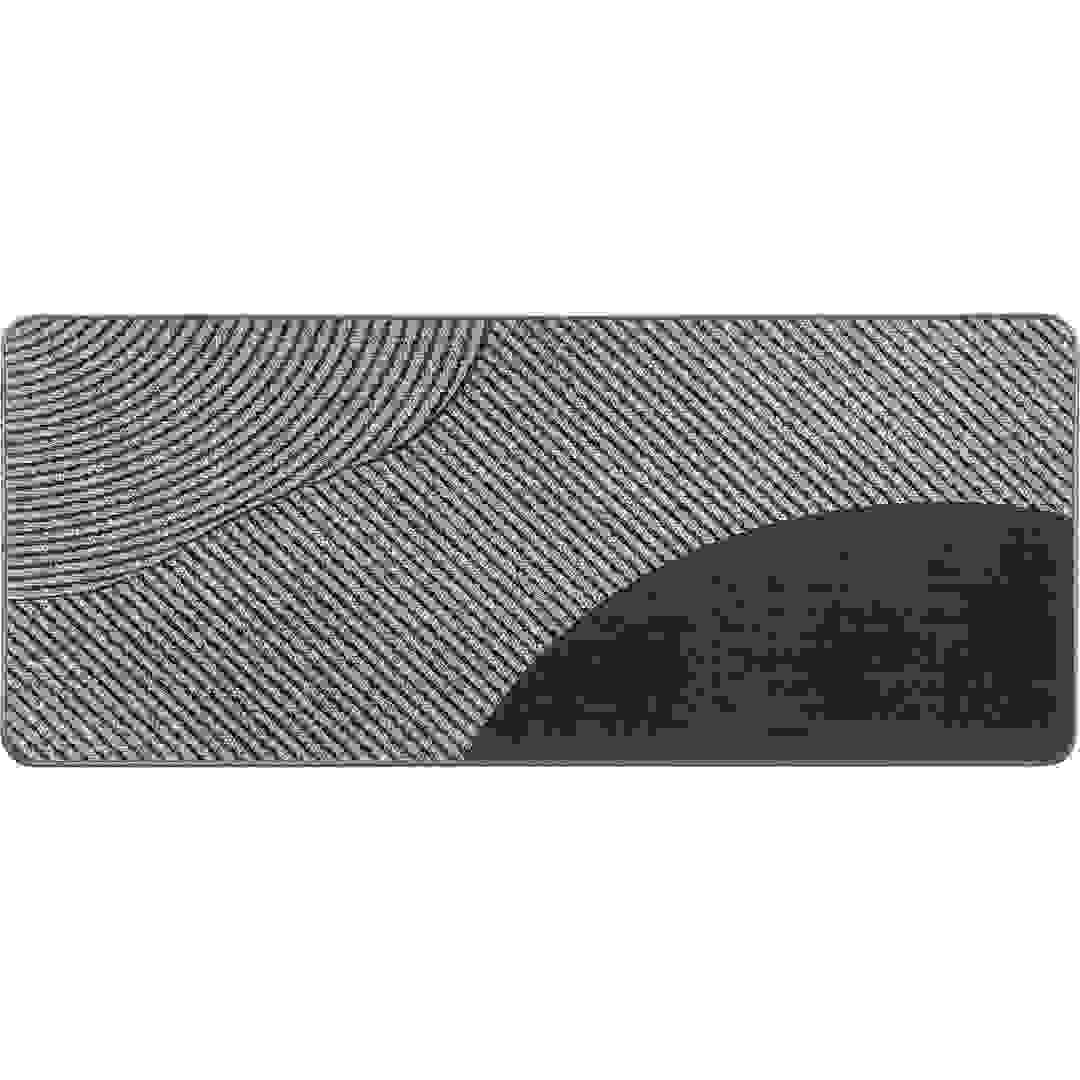 Luance Printed Kitchen Velvet Polyester Mat (Dune Grey, 50 x 120 cm)