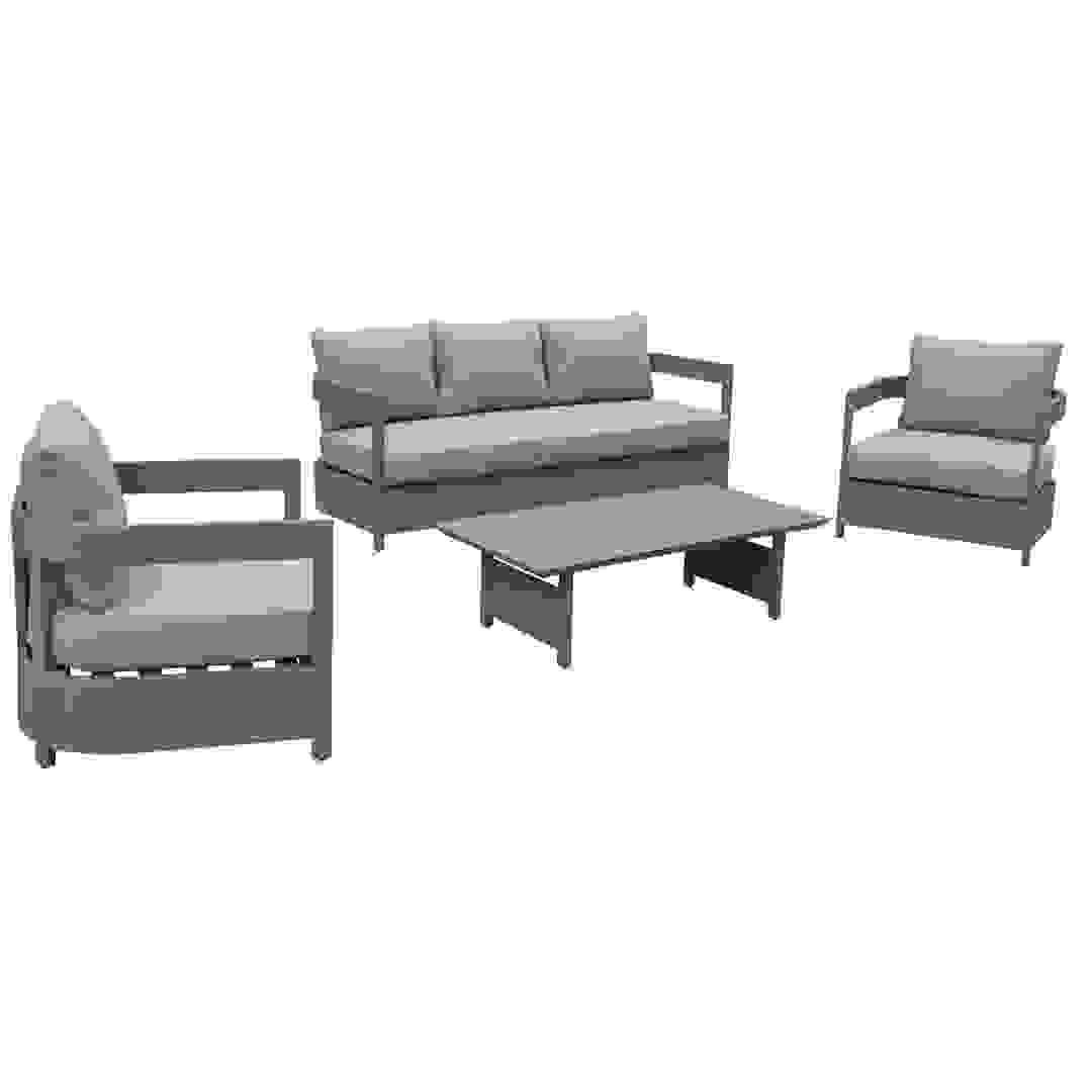 Rovaniemi 5-Seater Aluminum Outdoor Sofa Set (203 x 80 x 67 cm)