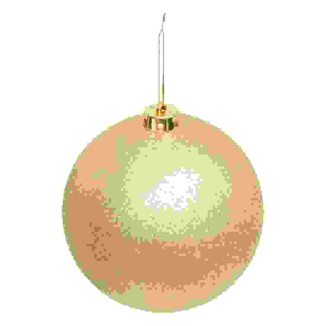 Atmosphera Christmas Glitter Maxi Ball (15 cm, Gold)