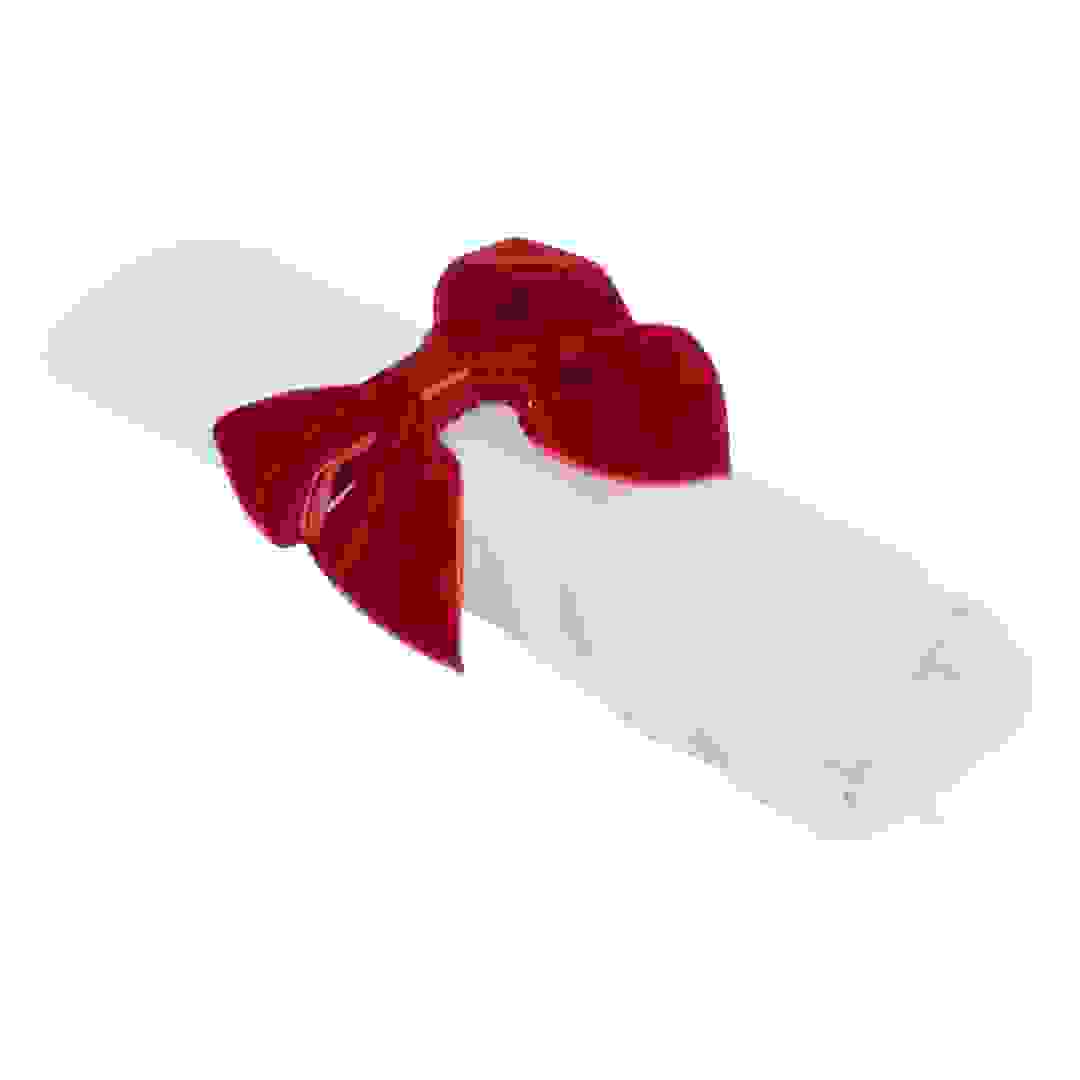 Atmosphera Red Velvet Bow Napkin Ring (2 Pc.)