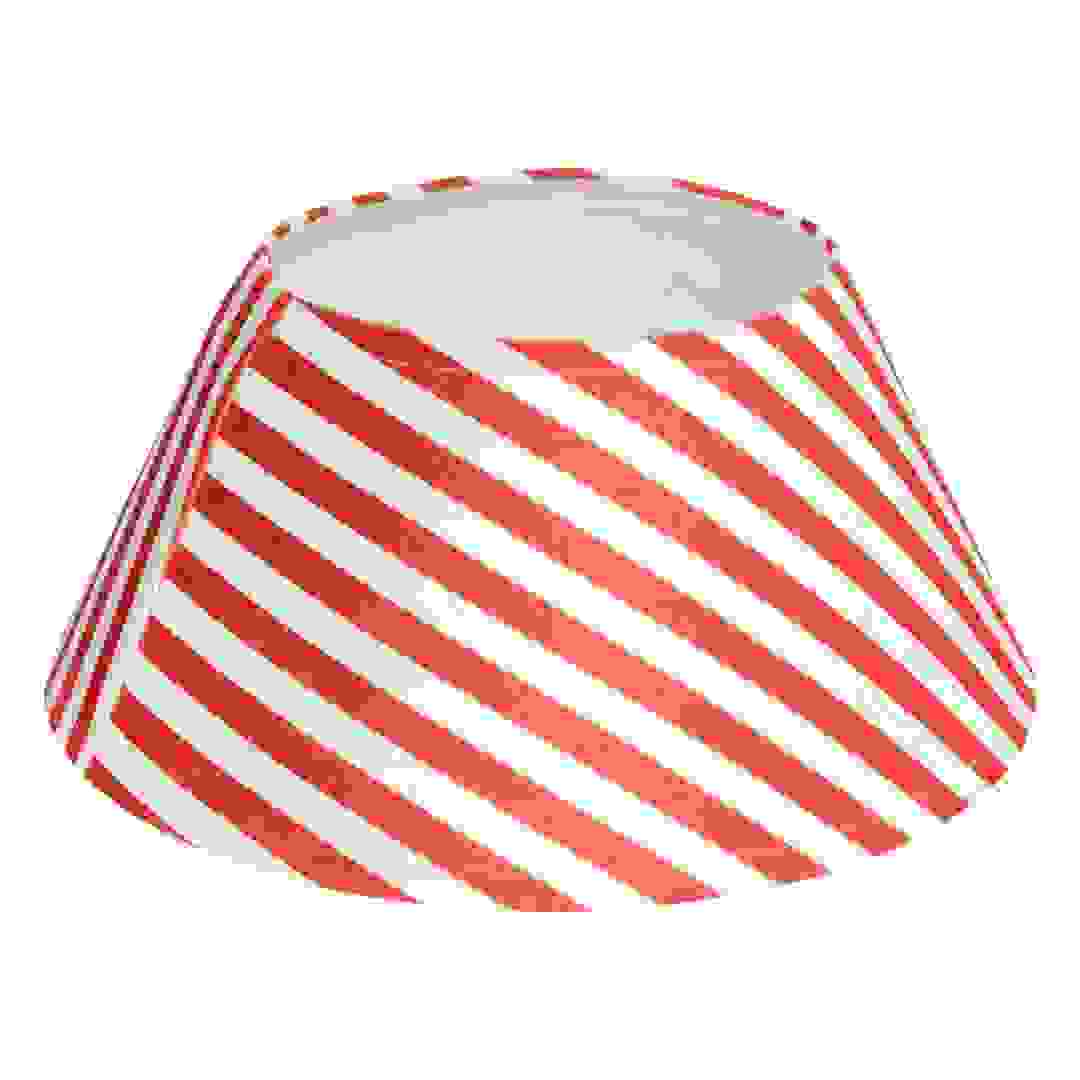 Atmosphera Polyester Tree Skirt (Dia. 56 cm, Red and White)