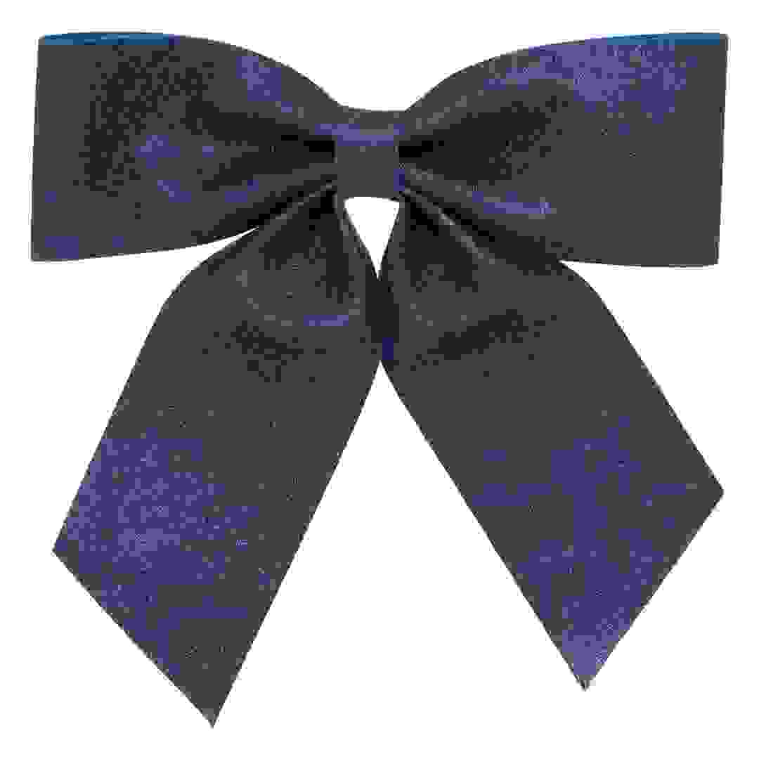Atmosphera Glitter Decoration Bow (39 x 39 cm, Blue)