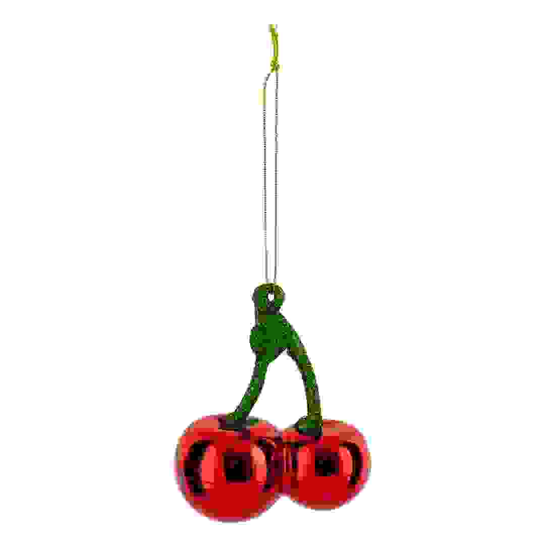 Atmosphera Cherries Glass Tree Decor (1 Pc, 9 cm)