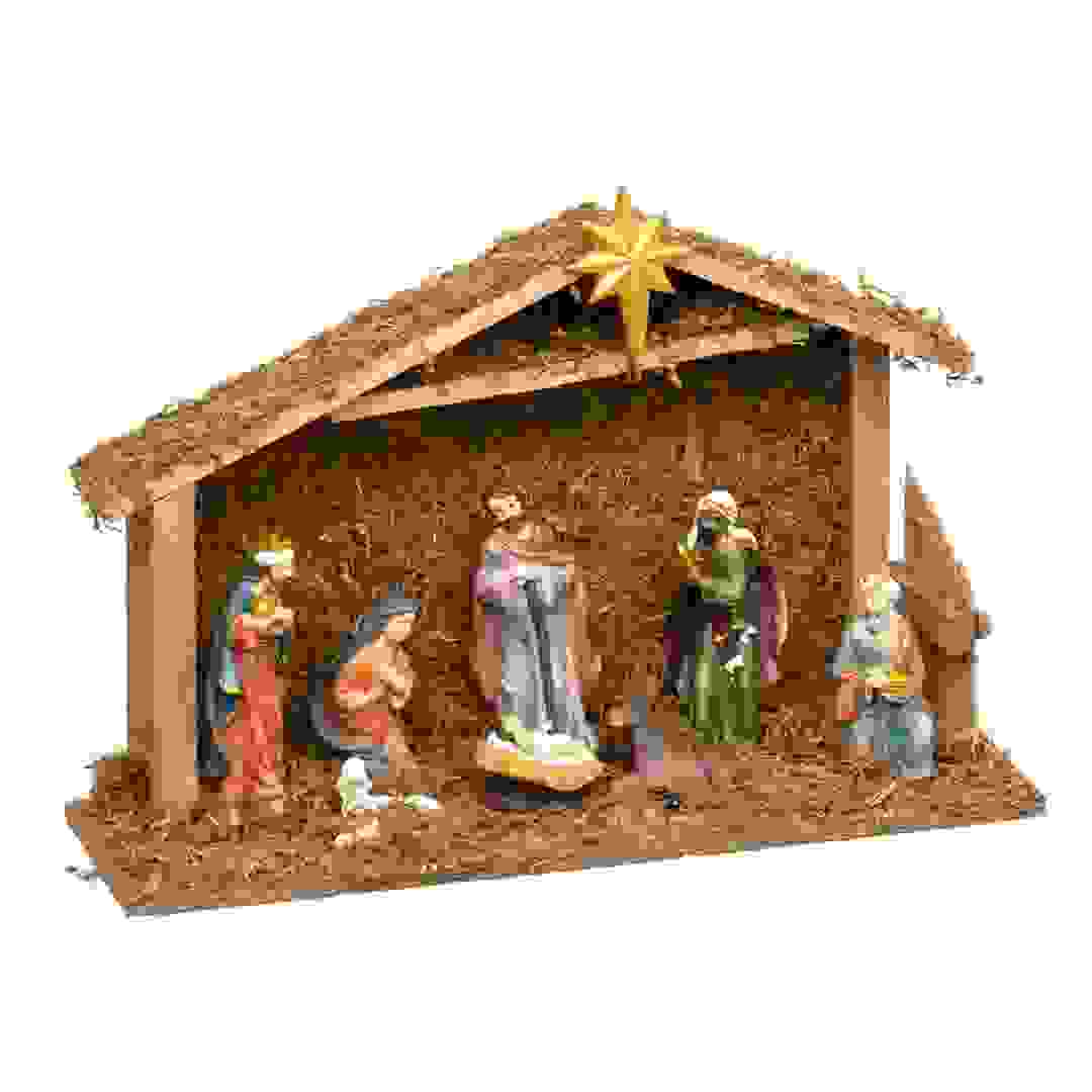 Atmosphera Christmas Nativity Set (8 Pc, 35 x 22.5 cm)