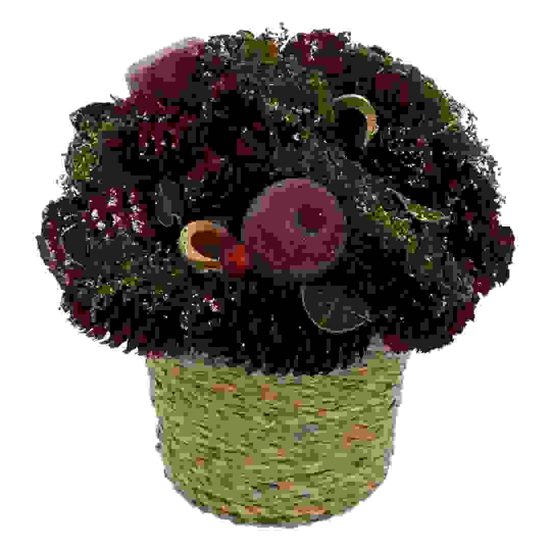 Atmosphera Christmas Apple Arrangement in Pot Decor (1 Pc, 19 cm)