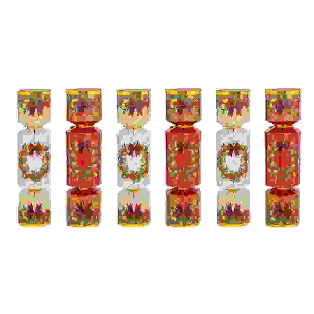 Atmosphera Wreath Christmas Crackers Set (6 Pc, 20 cm)