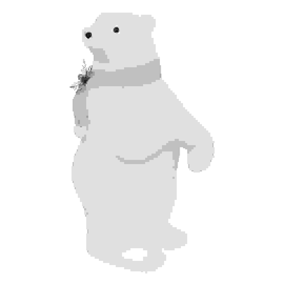 Atmosphera Bear with Blue Scarf Figure Decor (1 Pc, 62 x 100 cm)