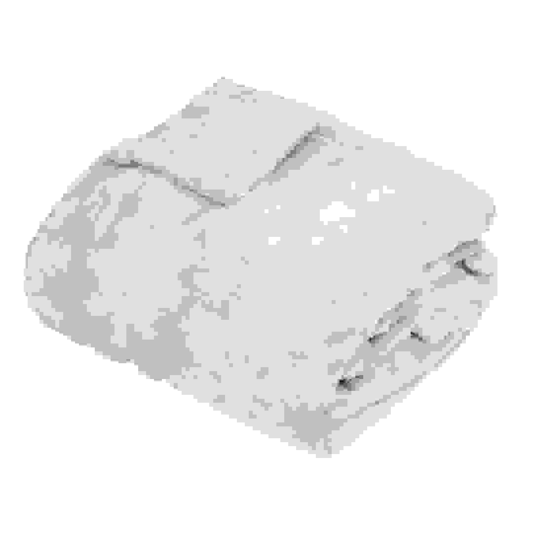 Atmosphera Snowflake Decor Throw (Blue, 130 x 180 cm)