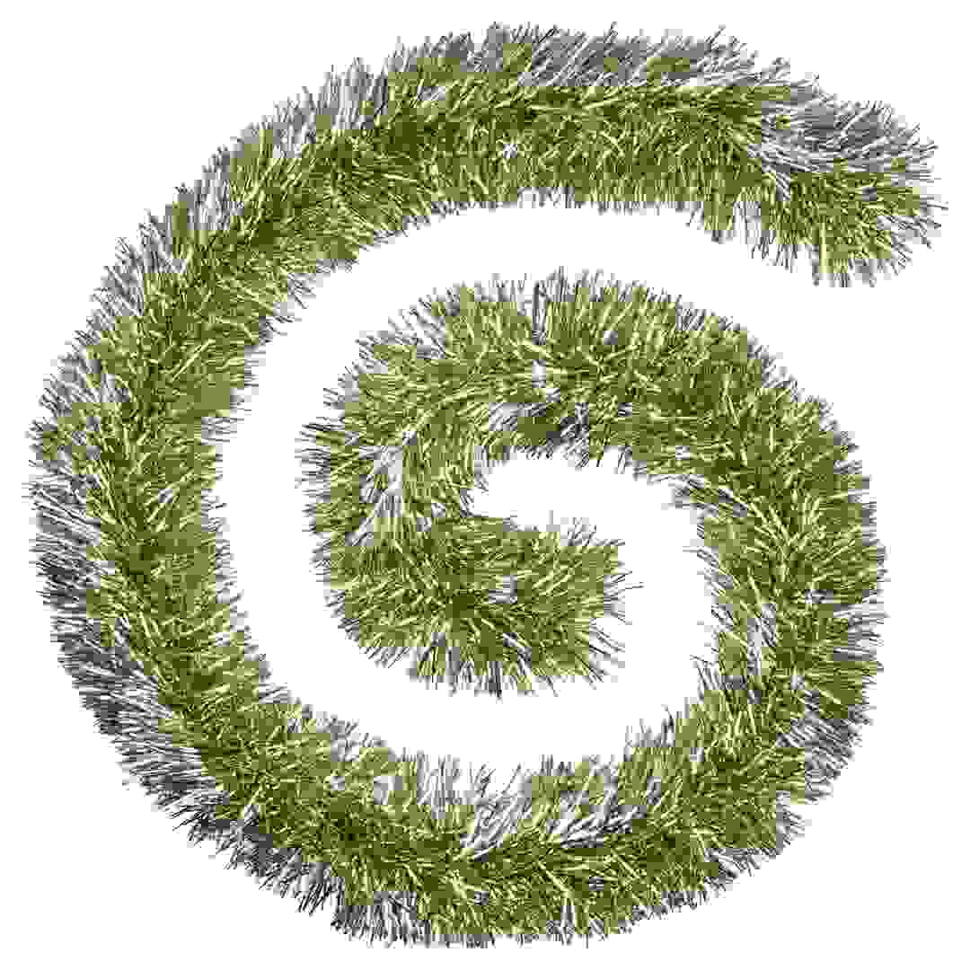 Atmosphera Tinsel Fine Strand Boa Garland (15 x 200 cm, Gold)