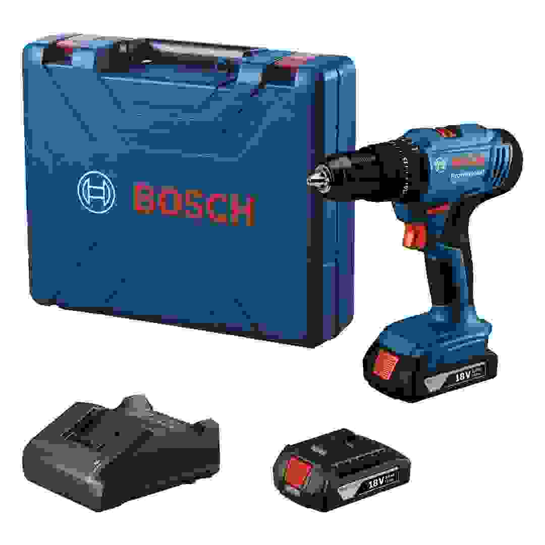 Bosch Cordless Impact Drill Drivers W/Battery & Charger, GSB 183-LI (18 V)
