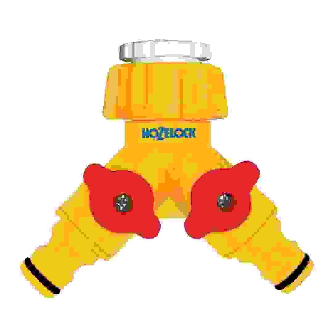 Hozelock Dual Tap Connector (1/2, 3/4 inch)