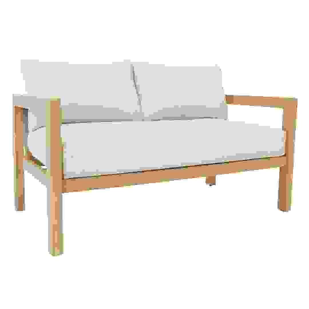 Dolce Acacia Wood 2-Seater Outdoor Sofa (63 x 73 x 133 cm)