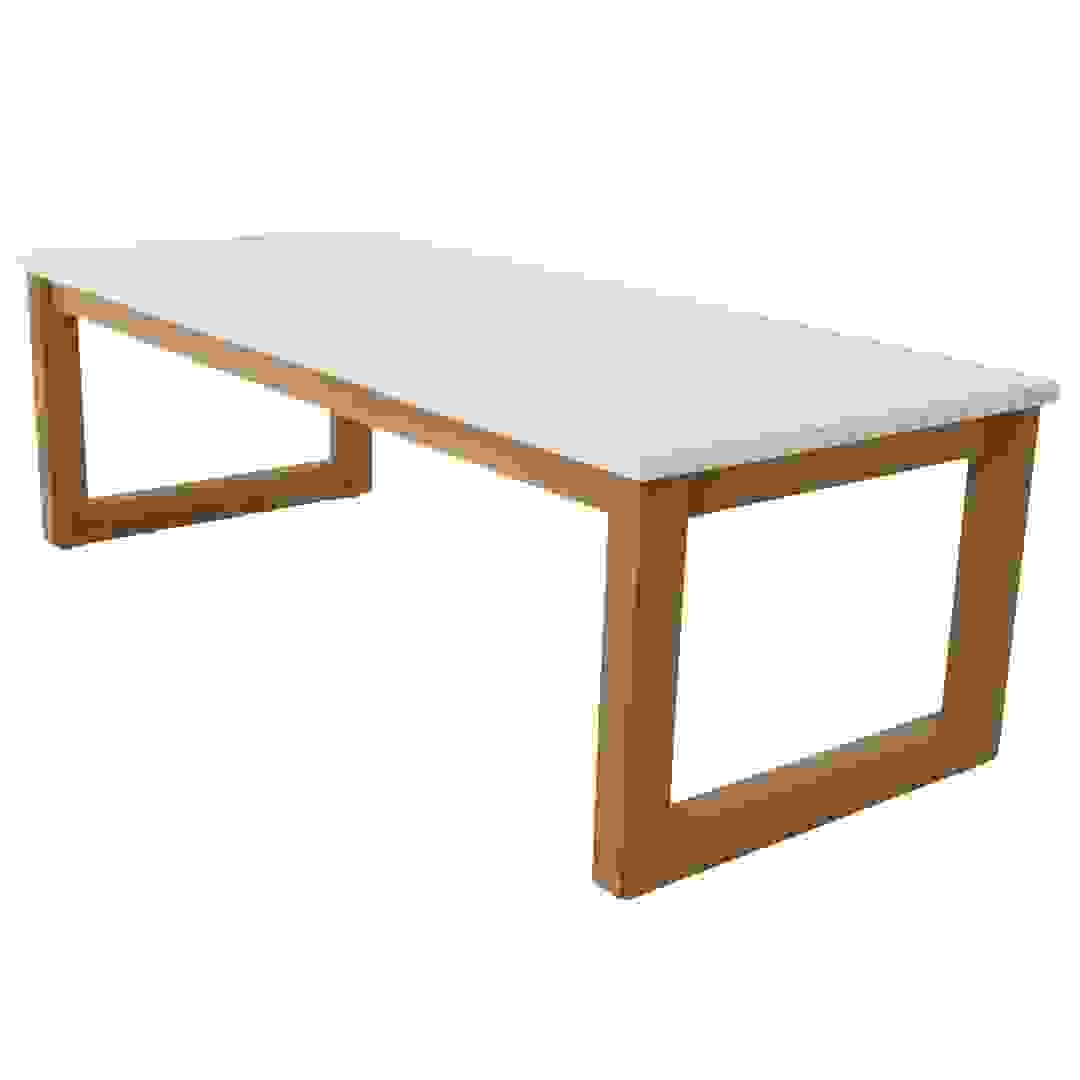 Dolce Acacia Wood Coffee Table W/Terrazzo Top (60 x 46 x 139 cm)