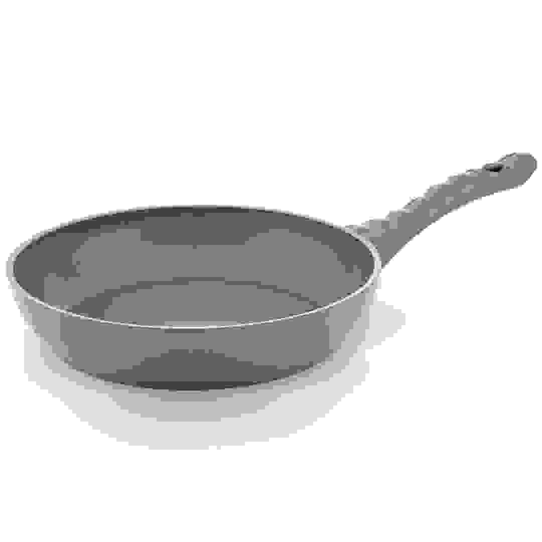 Home Maker Hella Non-Stick Ceramic Fry Pan (Grey, 30 cm)