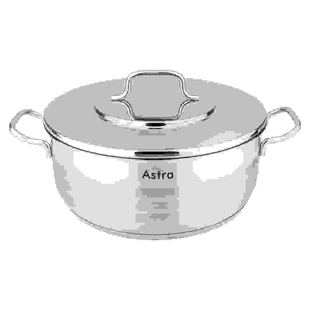 Astra Premium Stainless Steel Shallow Pot (32 x 13 cm)