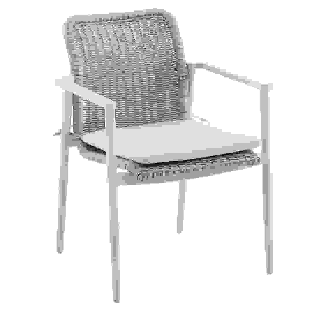 Monolith Aluminum Wicker Dining Chair (67 x 63 x 85 cm)