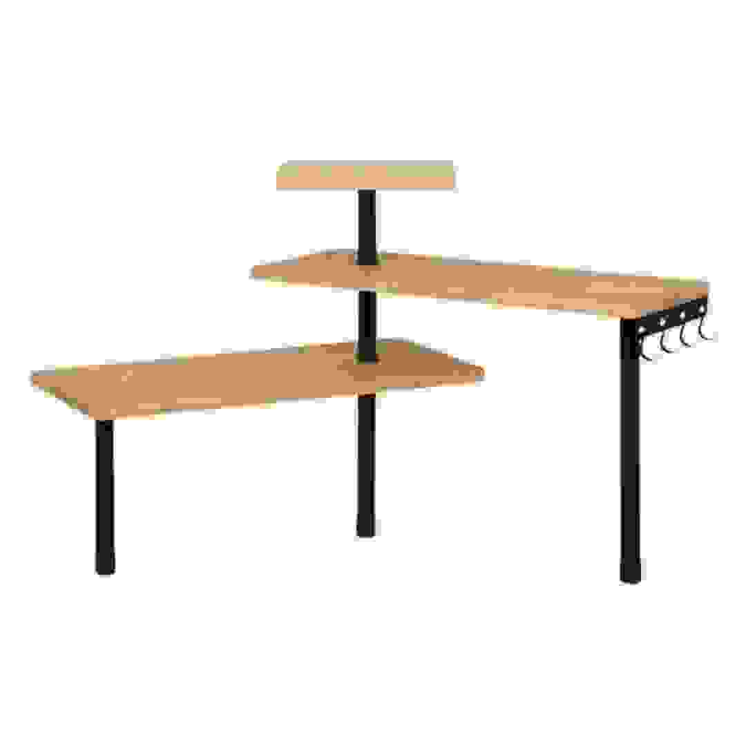 5Five Kitchen Shelf Corner (3 Tier, Beige)