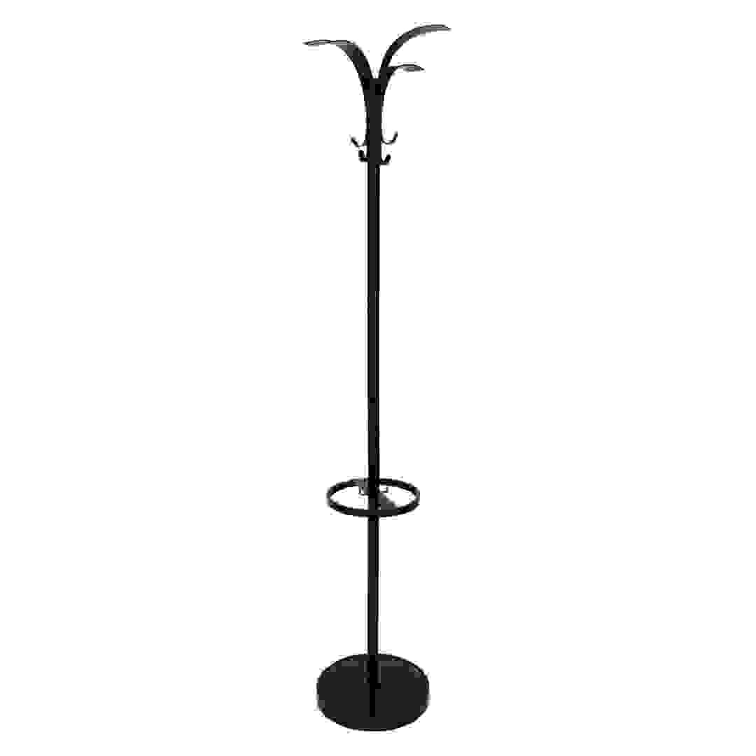 5Five Strongy Coat Rack with 8 Metal Hooks (32 x 175.2 cm, Black)